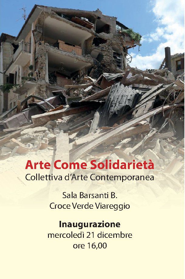 arte come solidarietà mostra e asta per i terremotati