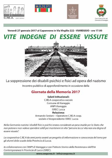 Giorno della Memoria. Gli appuntamenti nel Comune di Viareggio