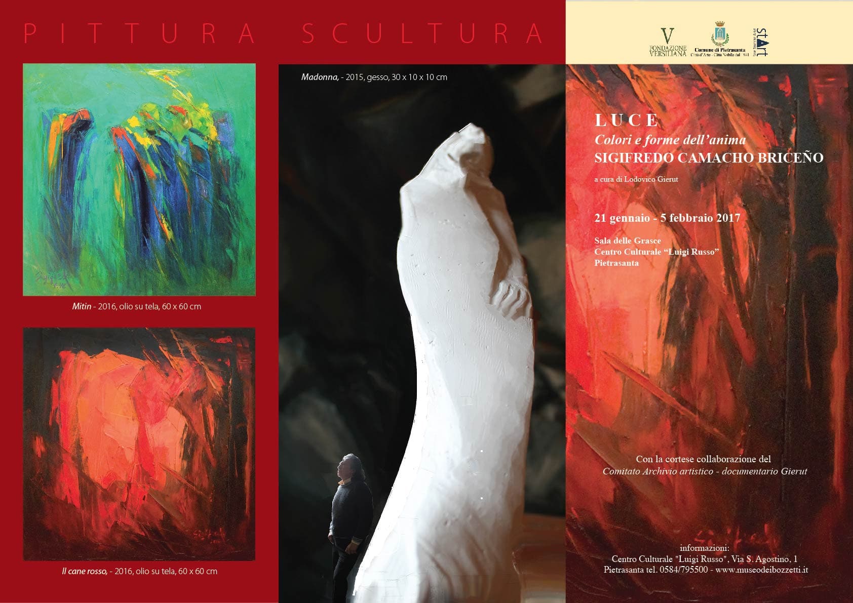 Locandina Mostra Camacho Briceno