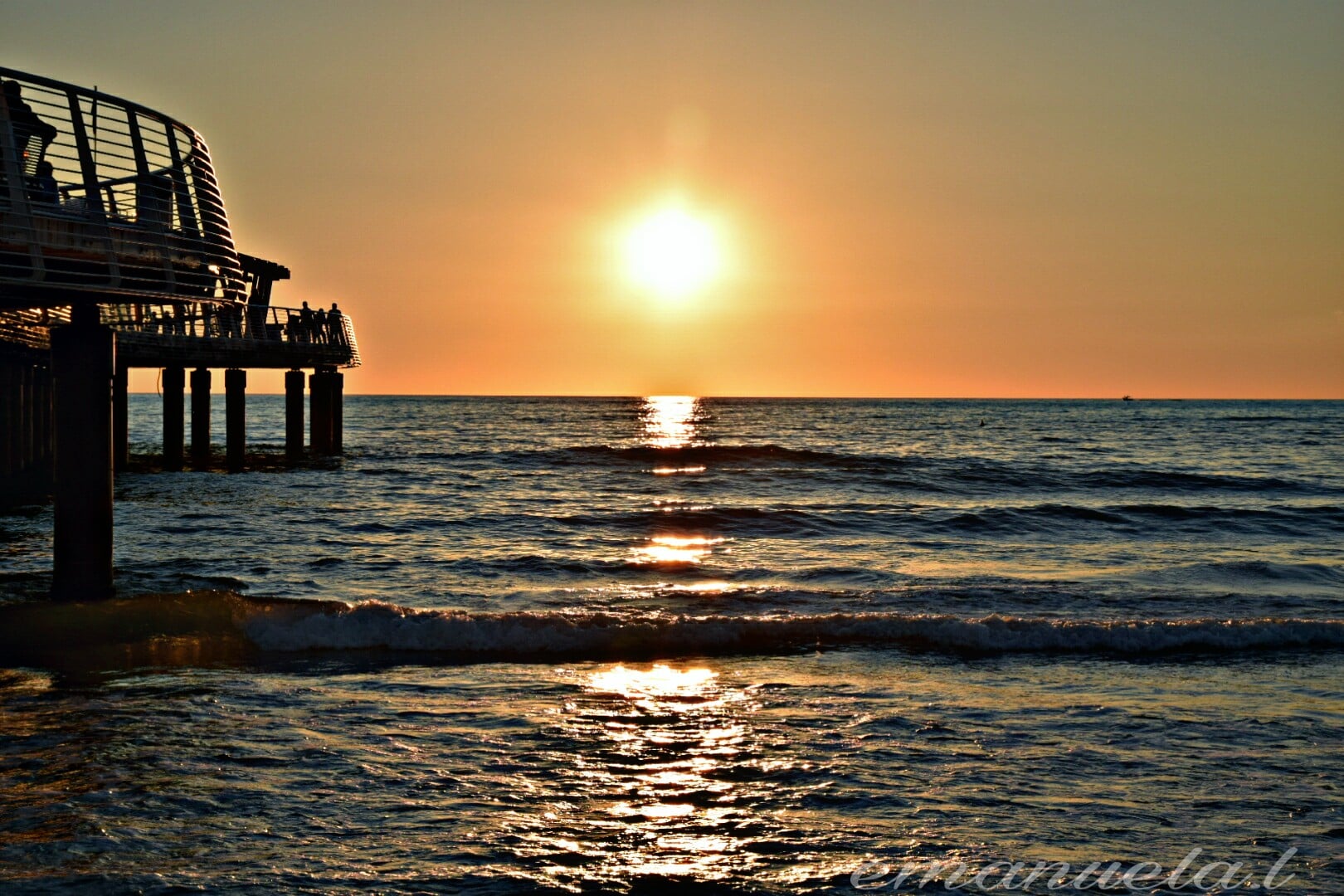 Lido al tramonto