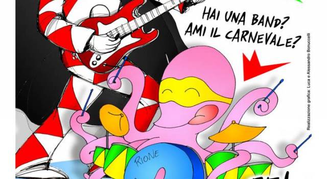 Carnevale di Viareggio 2017, sfida tra band al rione Darsena