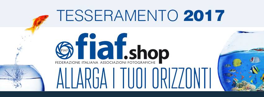 Campagna di tesseramento FIAF 2017, per fotografi amatoriali