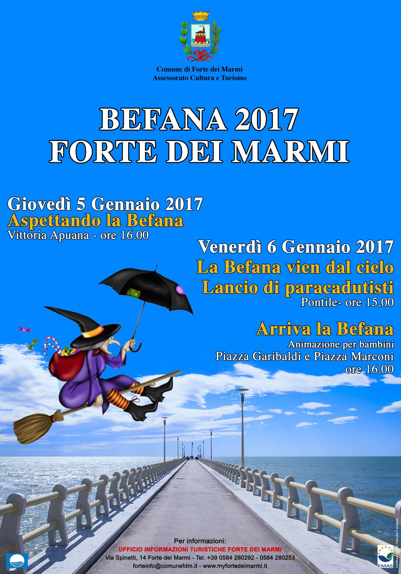 La festa dell’Epifania per i bambini di Forte dei Marmi