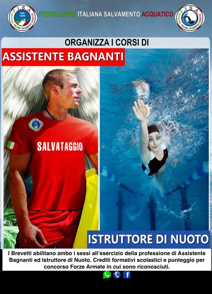 Corso per istruttore di nuoto Fisa