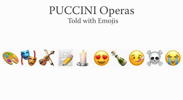 Le Opere di Giacomo Puccini &#8220;tradotte&#8221; in emoticon