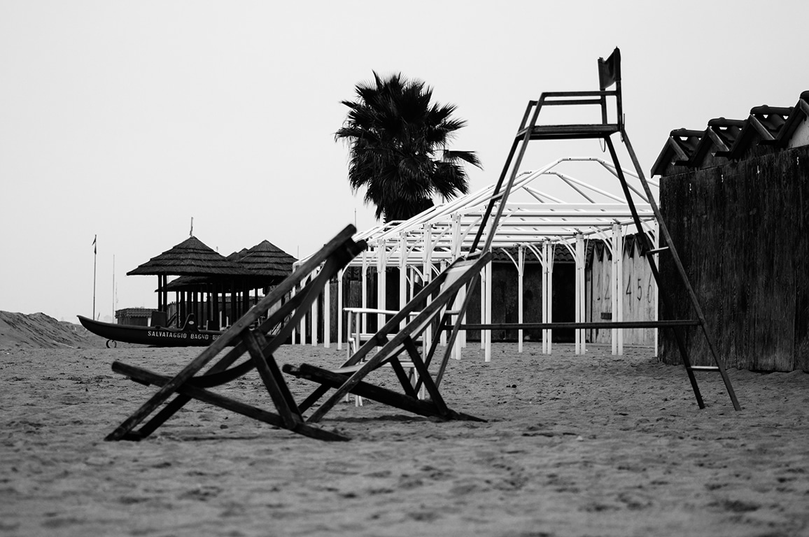 In spiaggia