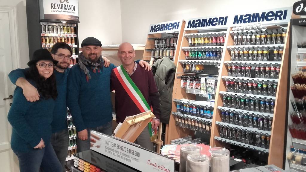 Foto inaugurazione Pietrasantarte