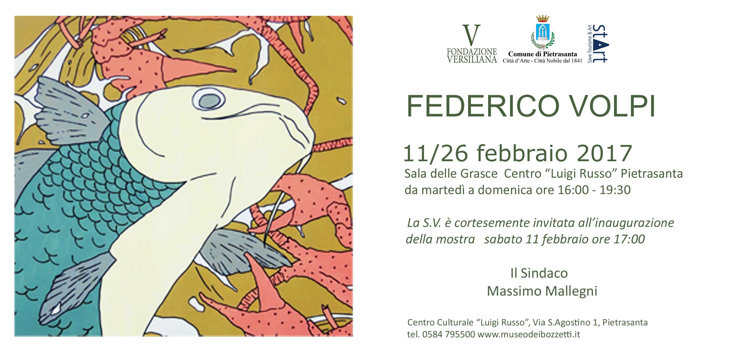 Invito mostra Federico Volpi