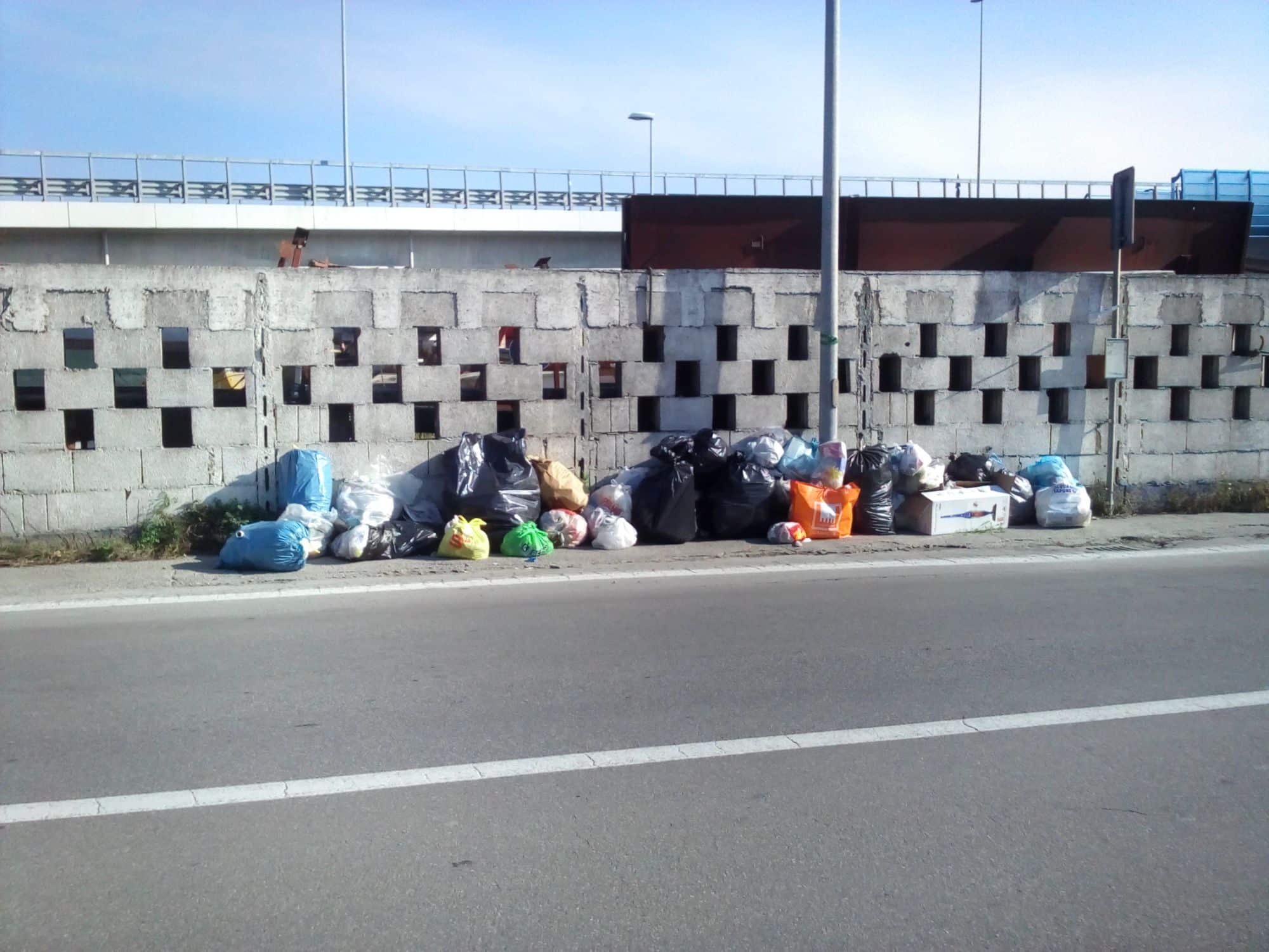 “ Ancora cittadini incivili in via Pisano, togliete i bidoni”