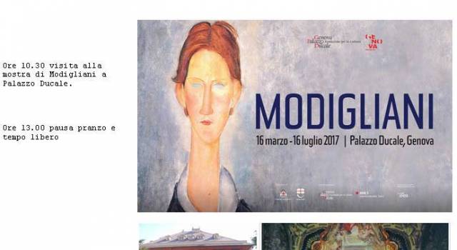 Gita a Genova, mostra di Modigliani e Palazzo Rosso