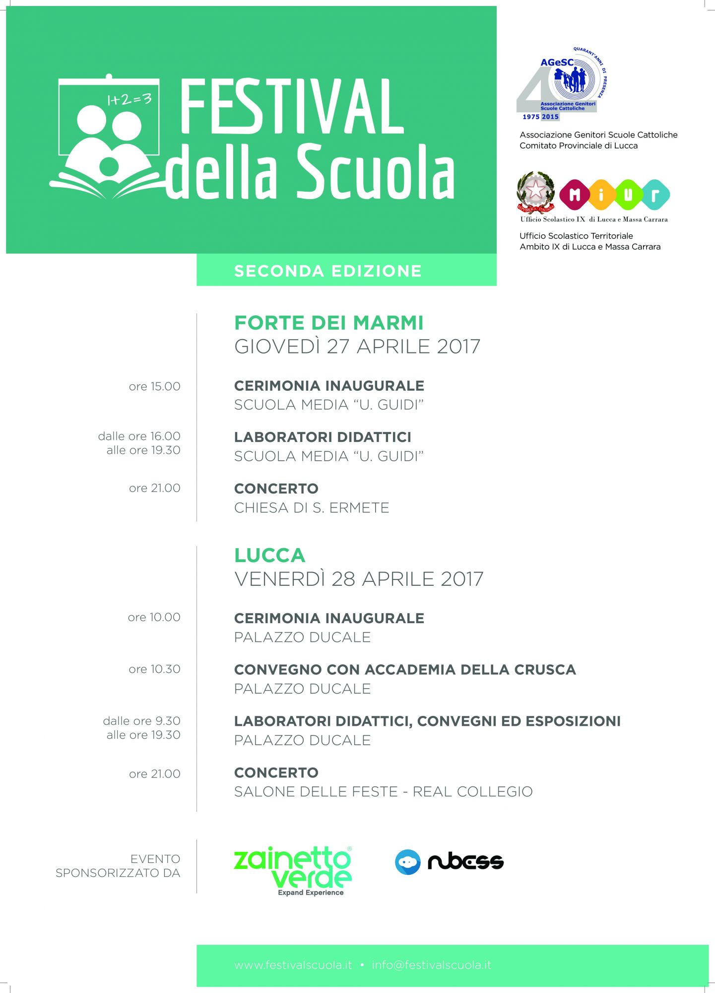 “Festival della Scuola e dell’Educazione”, seconda edizione