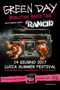Green Day eRancid lucca summer festival 2017