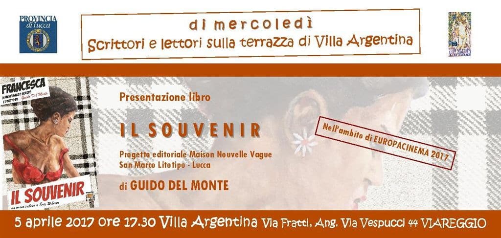 A Villa Argentina presentazione di “Il Souvenir” di Guido del Monte