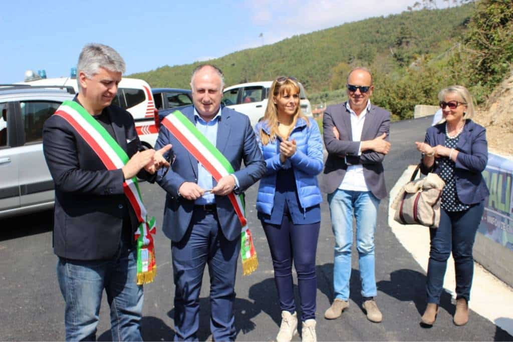 Inaugurazione frana Metati Rossi