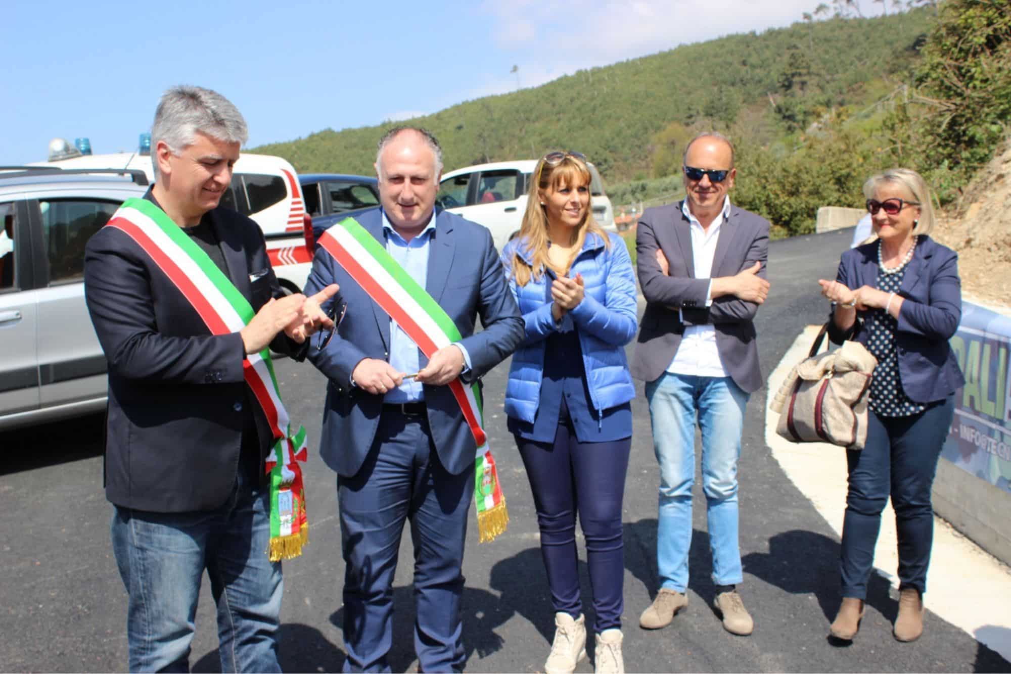 Inaugurazione frana Metati Rossi