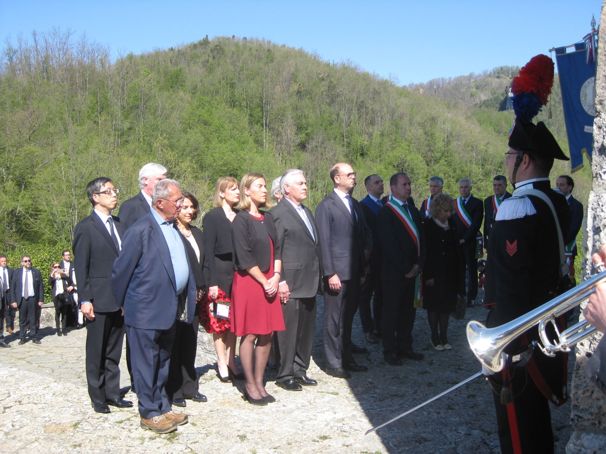 I Ministri degli Esteri del G7 a Sant’Anna di Stazzema