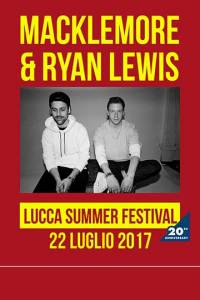 Macklemore e Rian Lewis lucca summer festival 2017
