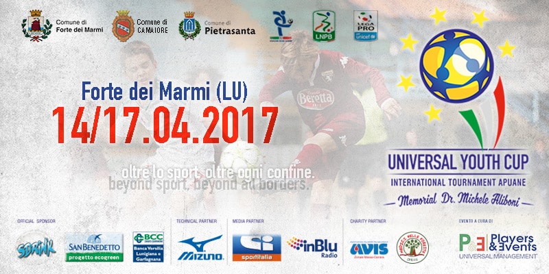 A Forte dei Marmi torna la Universal Youth Cup