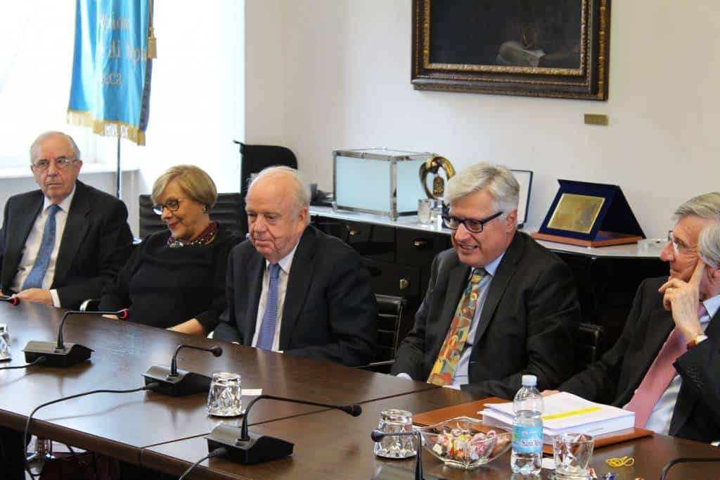 Un momento della Conferenza Stampa cdl