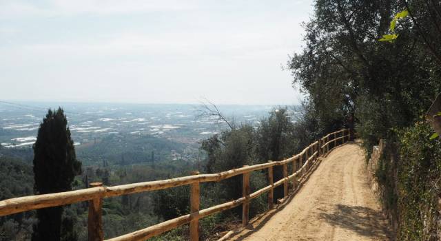 Camaiore Antiqua, risistemato il sentiero di via del Poggio a Santa Lucia