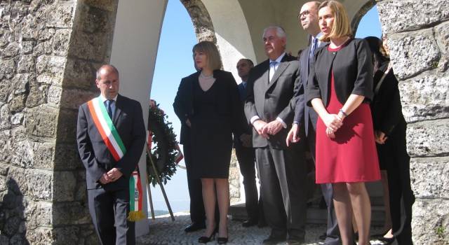 Ministri Europei del G7 in visita a Sant&#8217;Anna