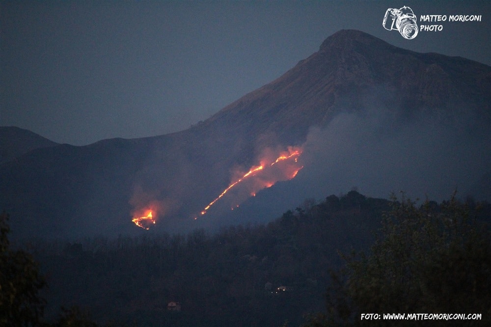 monte prana incendio