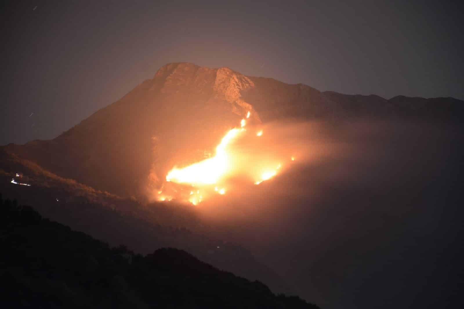 monte prana incendio