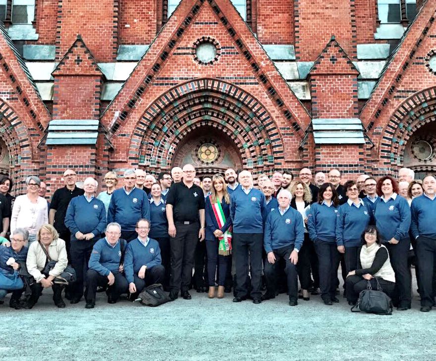 Il Coro Versilia conquista la Norvegia, concerto nella cattedrale di Skien