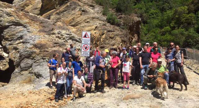 Giornata delle miniere a Valdicastello, 60 visitatori al nascente parco geominerario