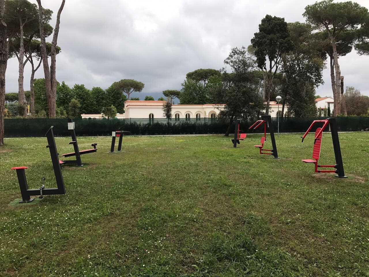 Inaugurazione della palestra del percorso vita in via Raffaelli