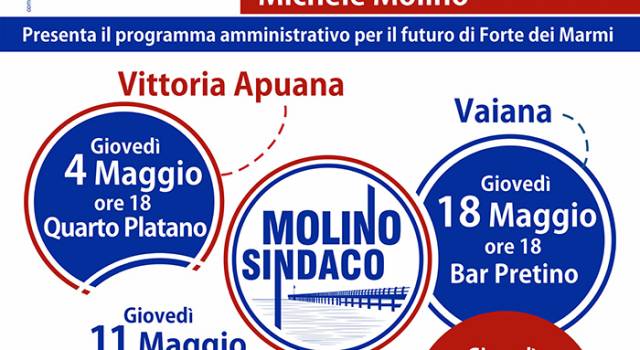 Aperitivi con il candidato sindaco Michele Molino