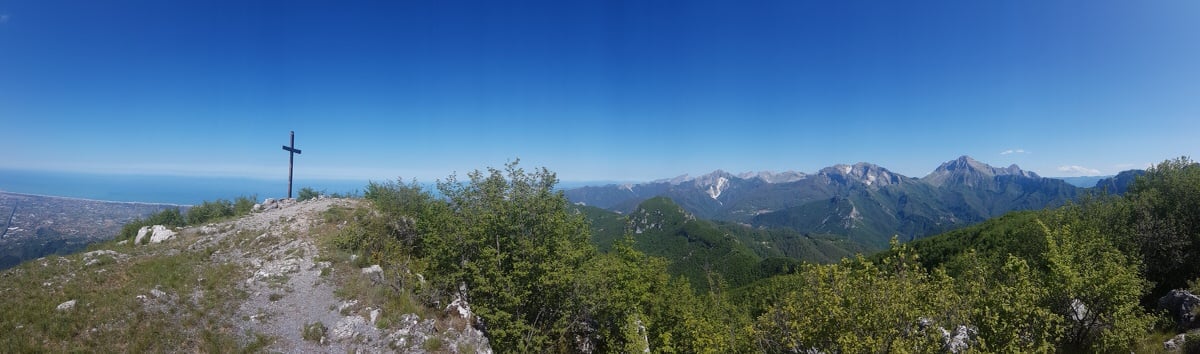 Monte gabberi panorama dalla vetta