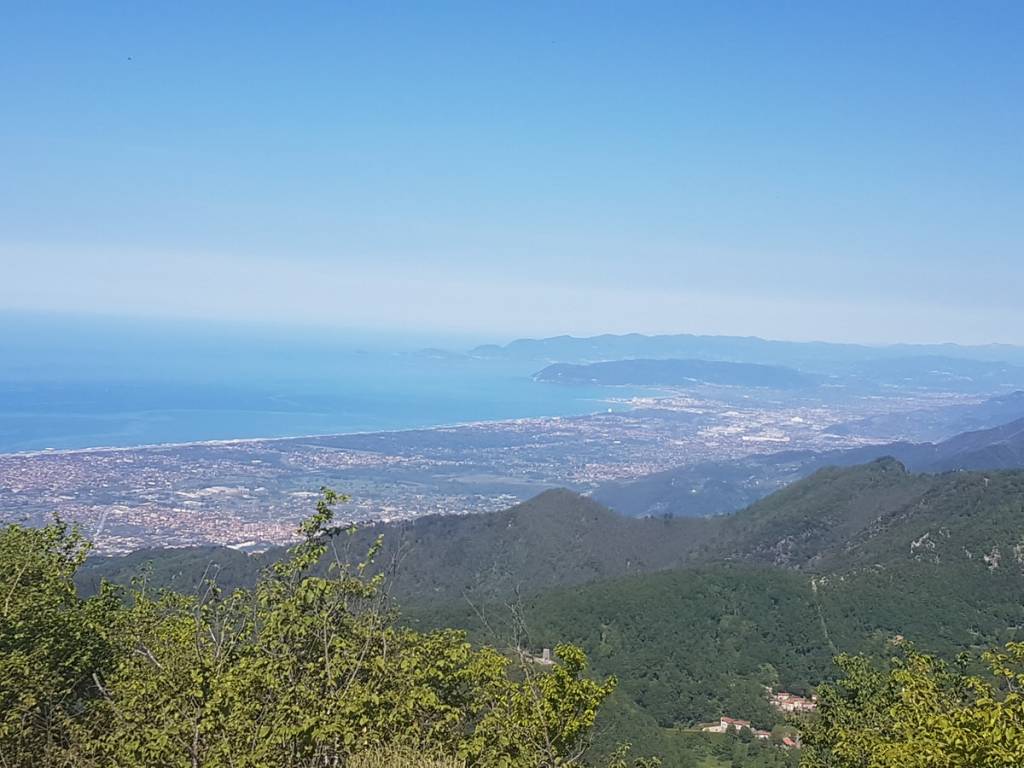 Monte gabberi panorama golfo di La Spezia