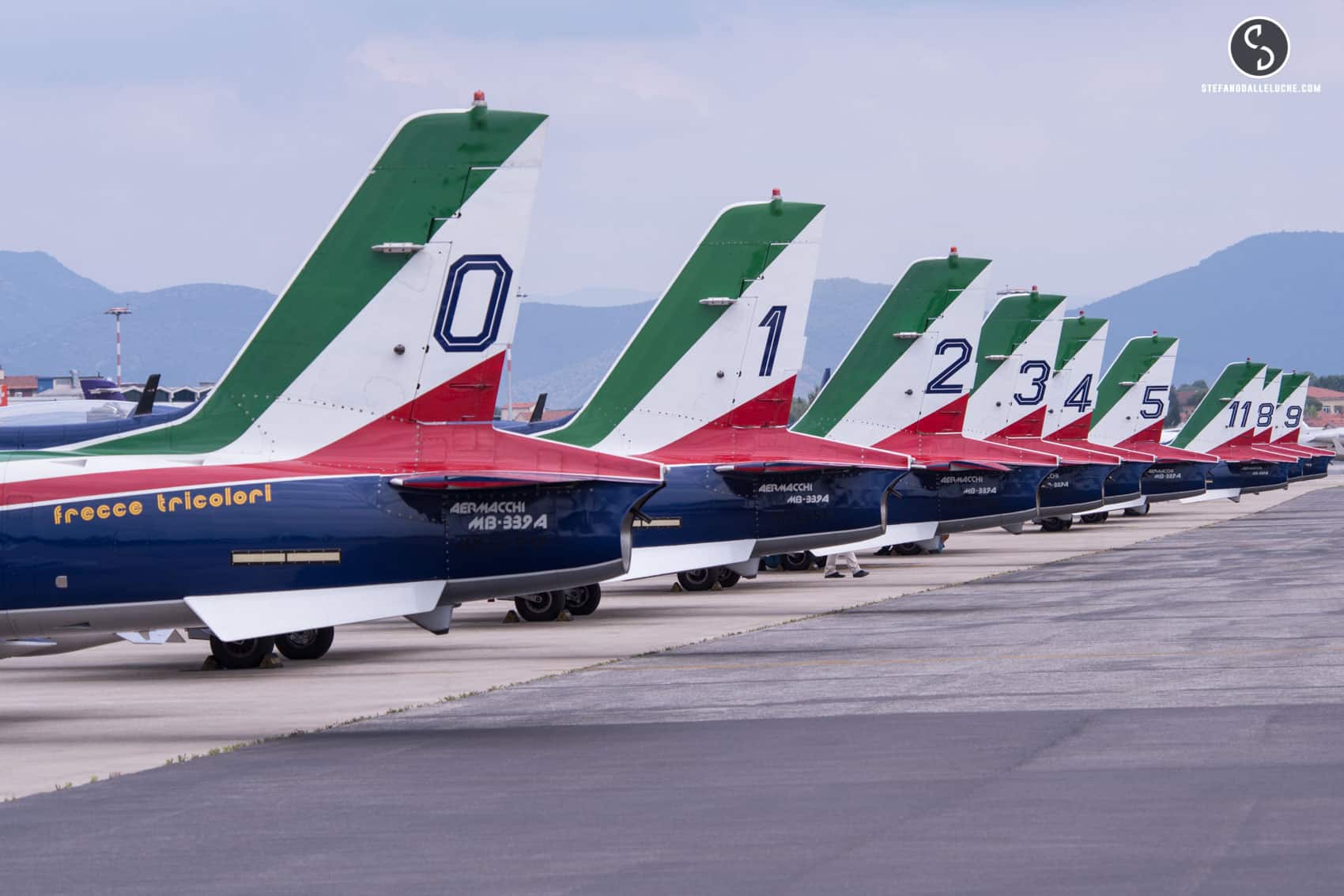 L’arrivo delle Frecce Tricolori a Pisa. La fotogallery di Stefano Dalle Luche