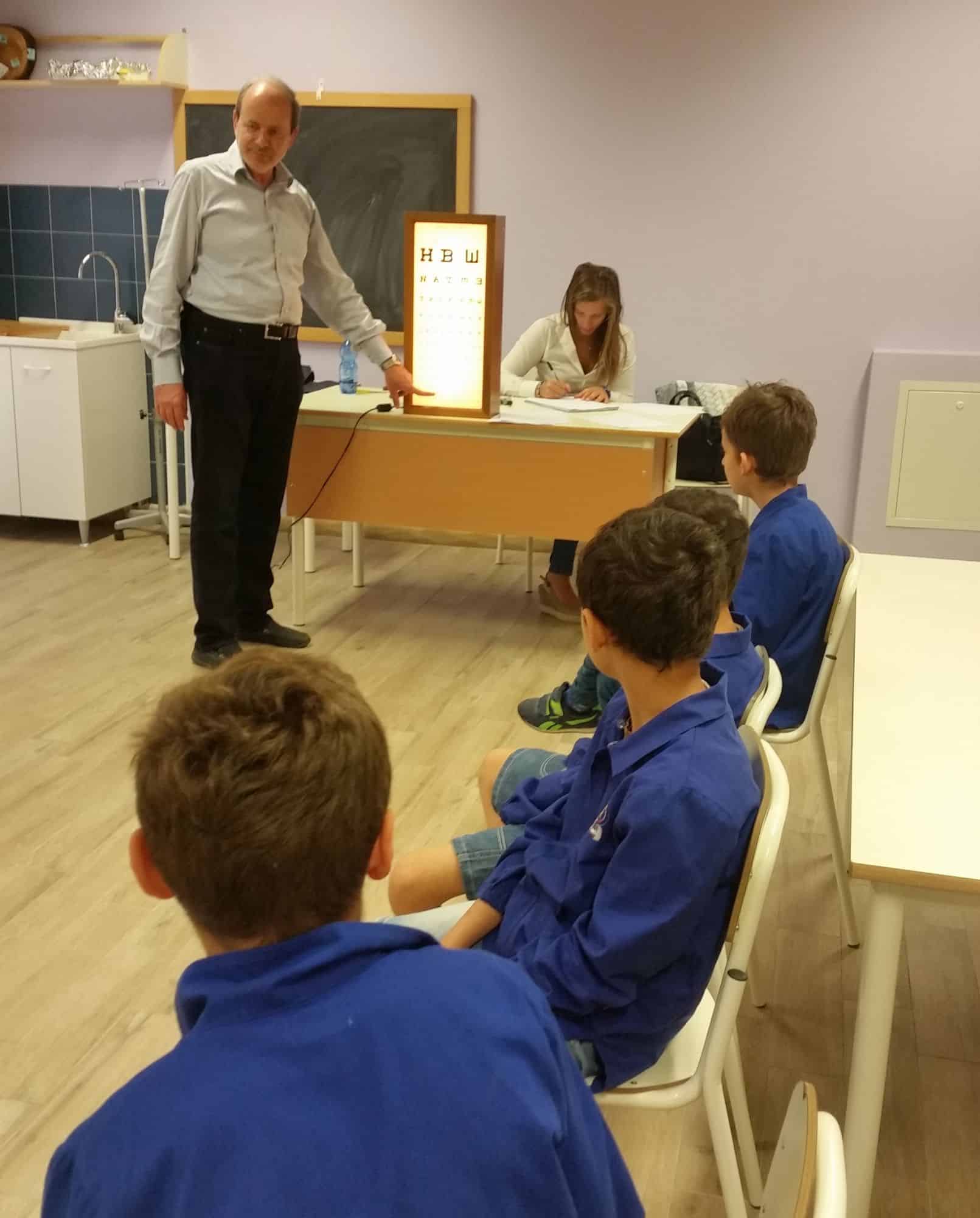 Screening visivi ai bambini nelle scuole con Lions Club Massarosa