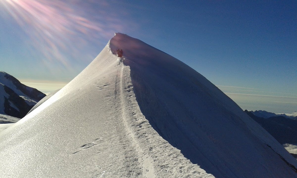 Il Castore escursione impegnativa sul Monte Rosa