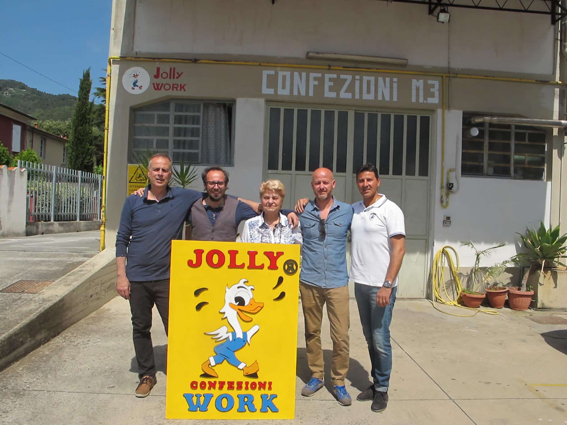 Da Massarosa a Pitti  Immagine Uomo, il marchio Jolly Work rinasce