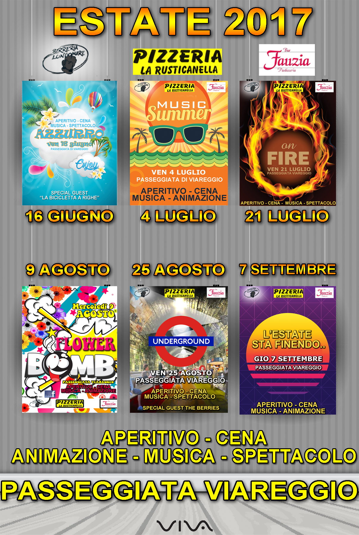 Fauzia, Rusticanella, Birreria Lungomare presentano il calendario degli eventi estivi