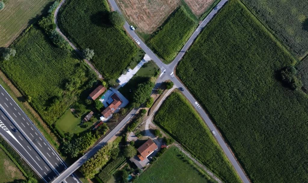 Foto drone Immagine ortofoto