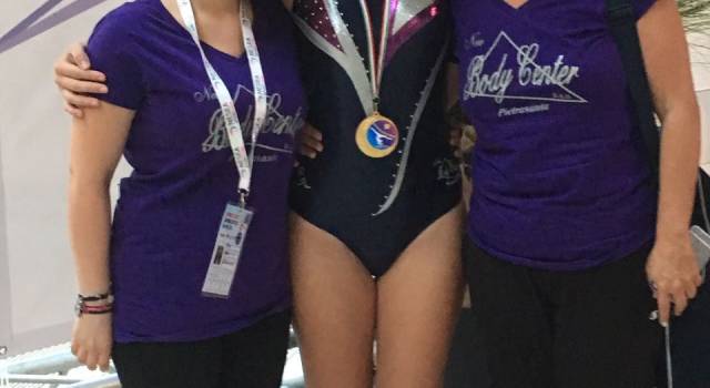 Gloria Moschetti campionessa d&#8217;Italia Uisp nella ginnastica artistica