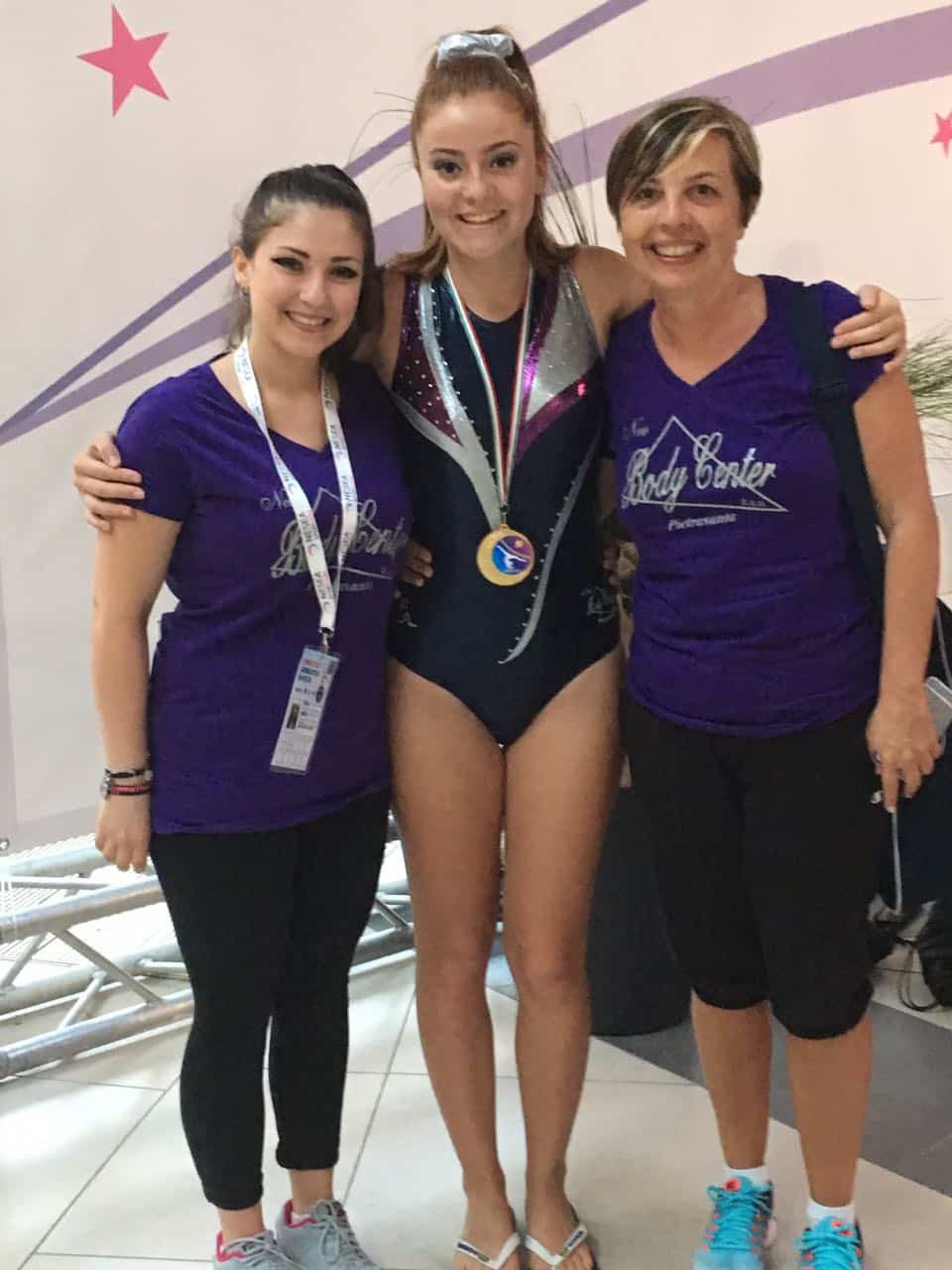 Gloria Moschetti campionessa d’Italia Uisp nella ginnastica artistica