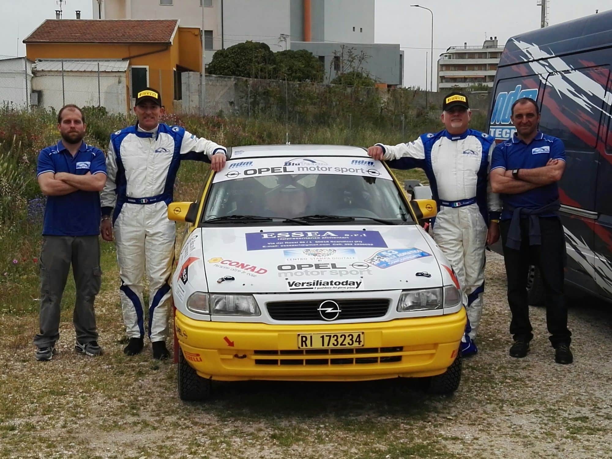 Dalla Versilia a San Marino, il Blu Team Ragghianti-Vecoli ai campionati italiani di rally