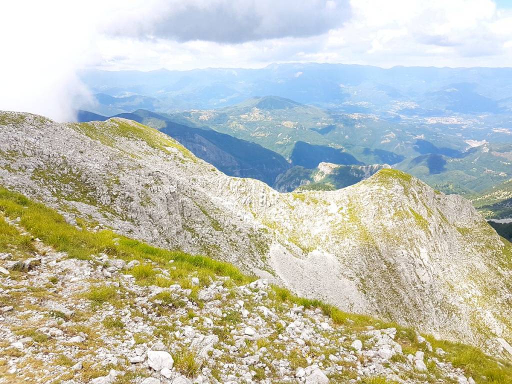 Pania ella croce cresta sommitale