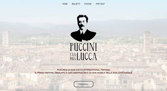 Puccini &amp; la sua Lucca International Festival rifà il look, ecco il nuovo sito