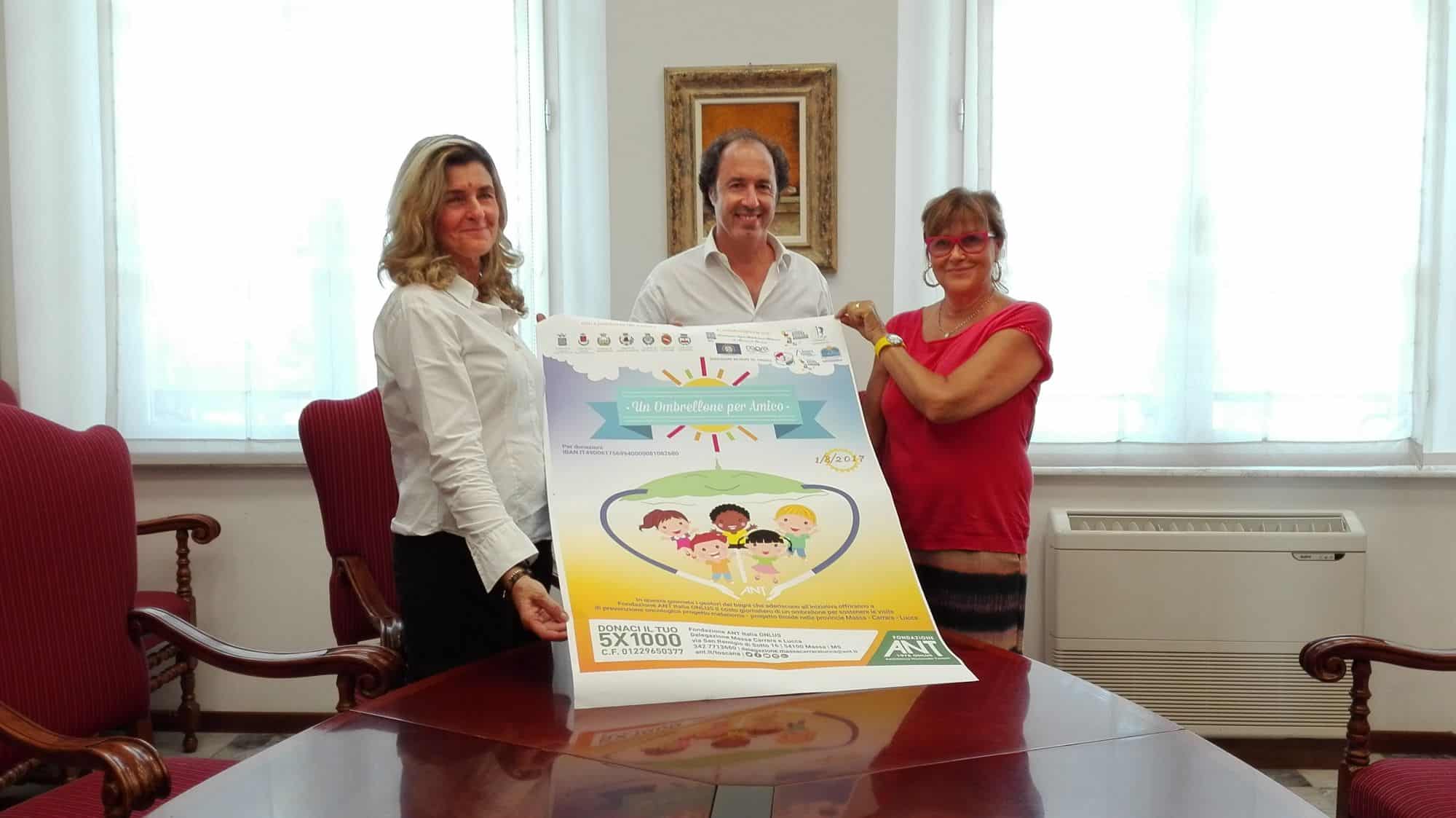 Presentato il progetto “Un ombrellone per amico”