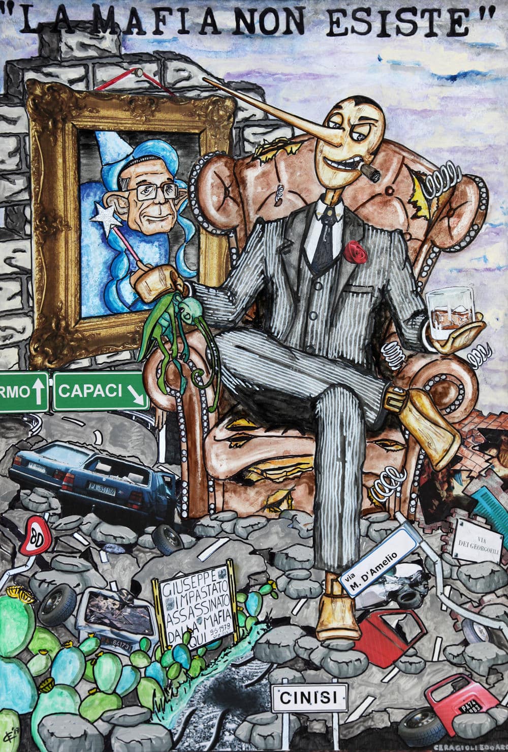 CERAGIOLI Edoardo La mafia non esiste 2 cat. Carnevale di Viareggio 2018