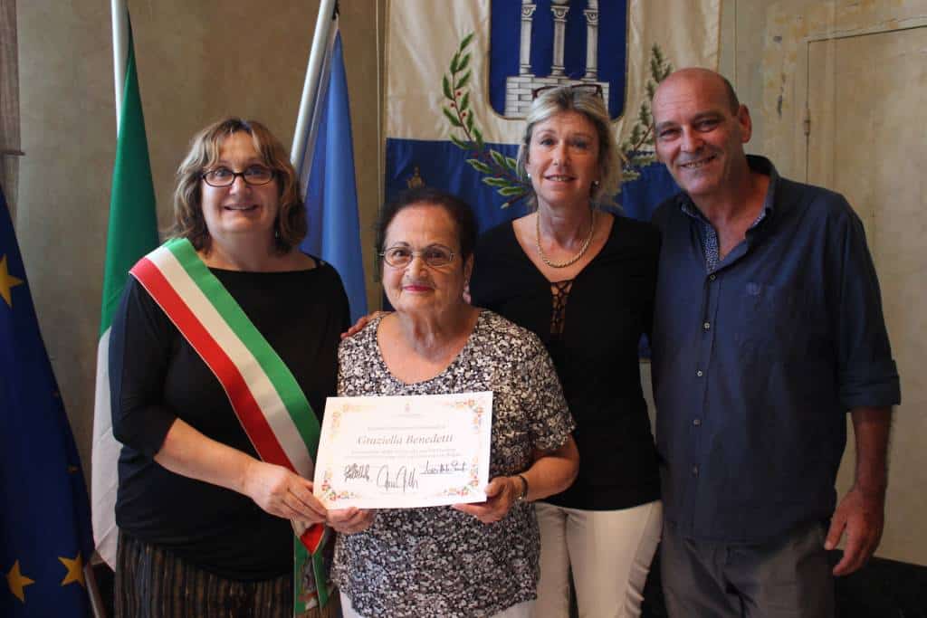 Foto Graziella Benedetti dal Belgio a Pietrasanta