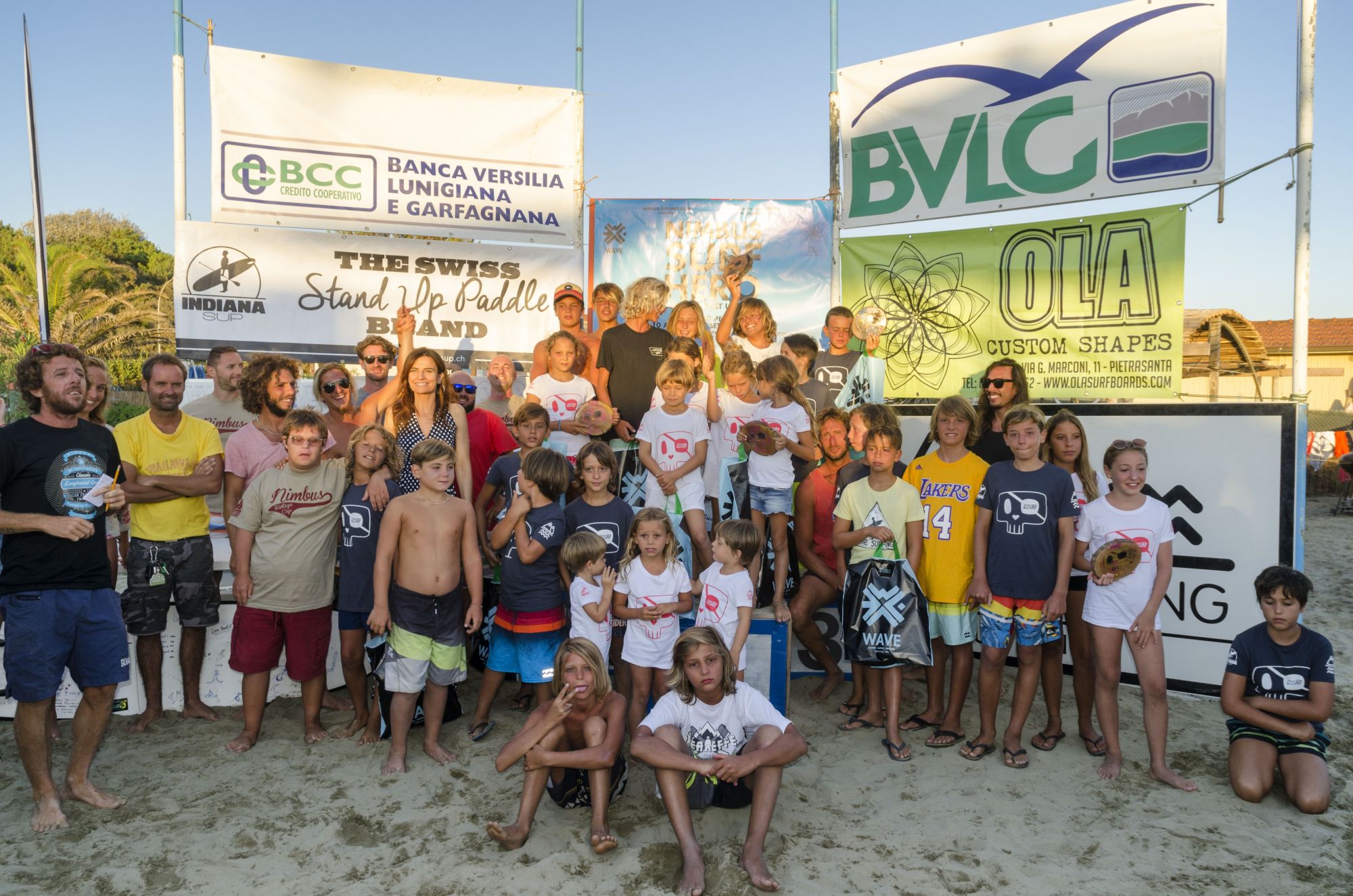 Grande successo del Nimbus Surf Hero 2017, 60 baby surfisti a caccia dell’onda perfetta