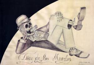 MAGGINI Libero Dia de los muertos mascherata Carnevale di Viareggio 2018