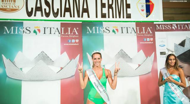 La nuova Miss Toscana è mamma. Lavinia Mannucci trionfa a Casciana Terme